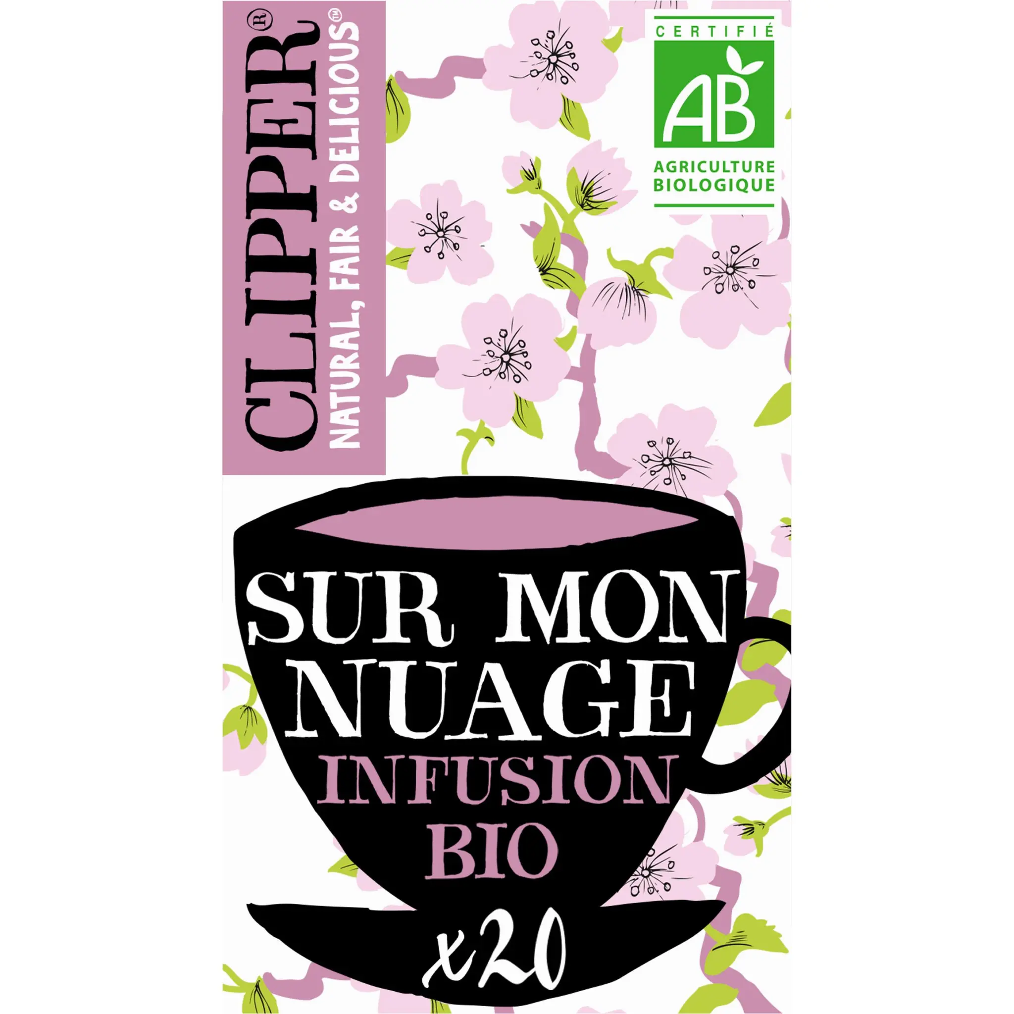 CLIPPER Infusion bio sur mon nuage citronnelle eucalyptus ginkgo
