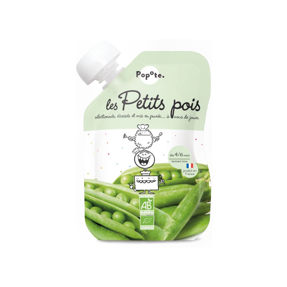 Gourde petits pois bio (dès 4 mois)
