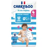 Couches ultra absorbantes T4/ 7-18 kg, Carryboo de Nos Régions (44 couches)