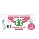 Bâtonnets cotons BIO, Carryboo (x 50)
