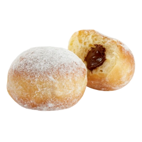 Mini Beignet au Fourrage Chocolat et Noisettes