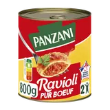 Ravioli pur boeuf PANZANI, boîte 4/4 de 800g