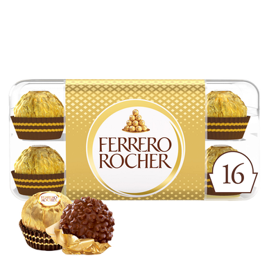 Confiserie Chocolat Rochers FERRERO boîte x16 pièces 200g