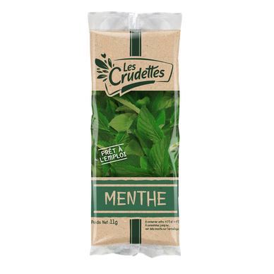 Menthe verte LES CRUDETTES - Barquette 11g