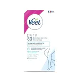 VEET Pure Bandes de cire jambes et corps peaux sensibles