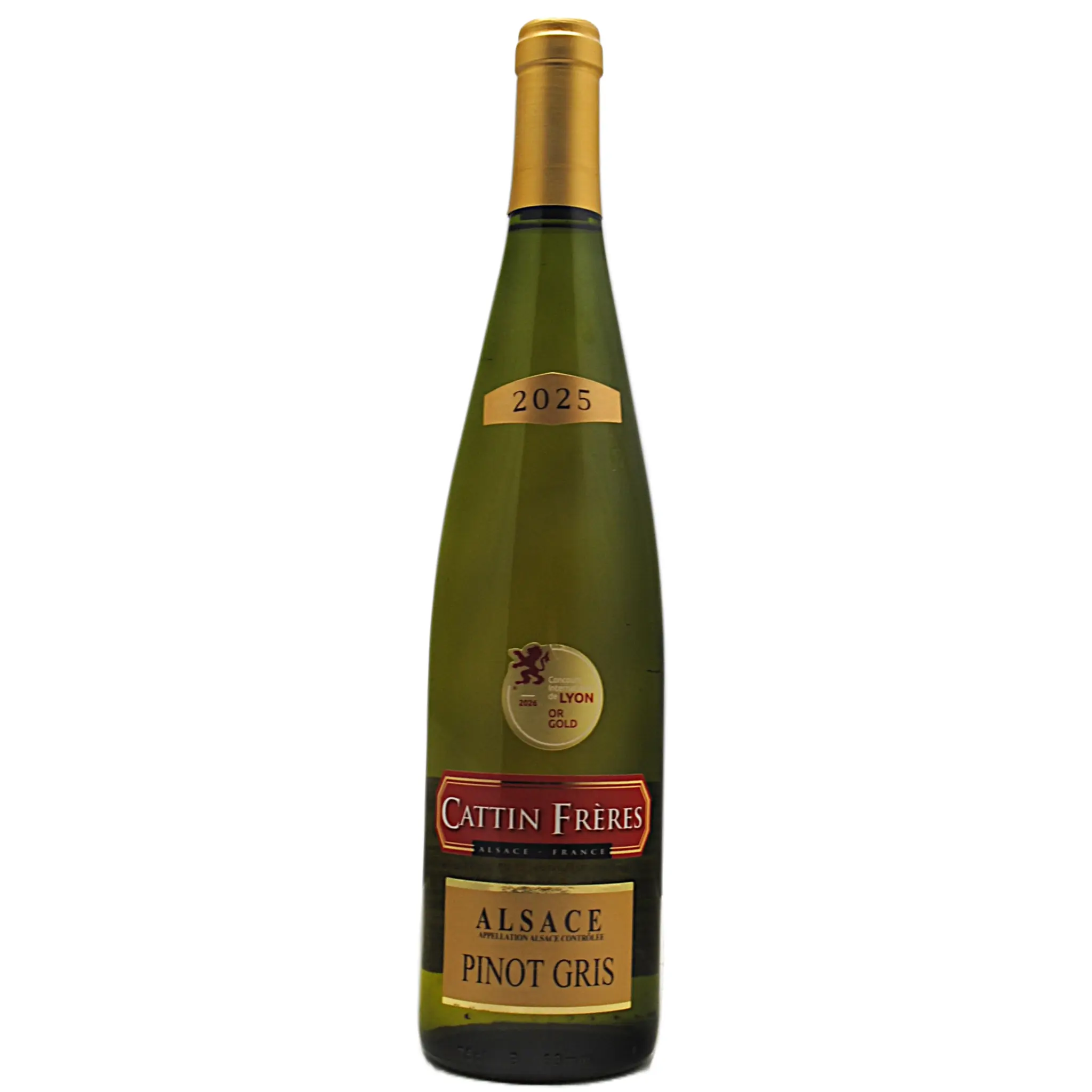 AOP Alsace Pinot Gris Cattin Frères blanc 2025 demi-sec HVE
