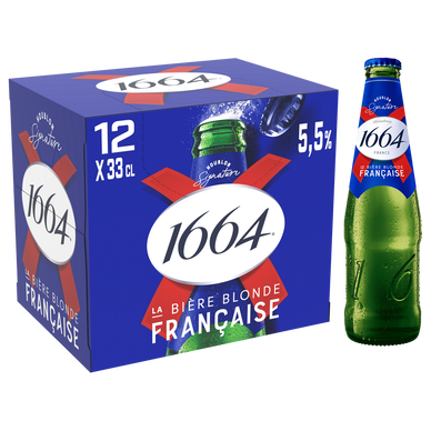 Bière blonde 1664, 5,5° - Bouteilles 12x33cl
