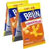 Biscuits apéritifs emmental Croustilles BELIN - Paquet de 4x138g