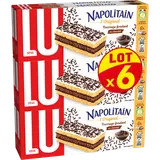 Gâteaux au chocolat L'Original Napolitain LU, 6 paquets de 180g