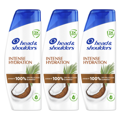 Shampooing antipelliculaire coco HEAD&SHOULDERS Base 3x330ml