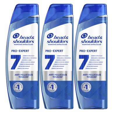 Shampooing multiaction HEAD&SHOULDERS 7in1 3x250ml