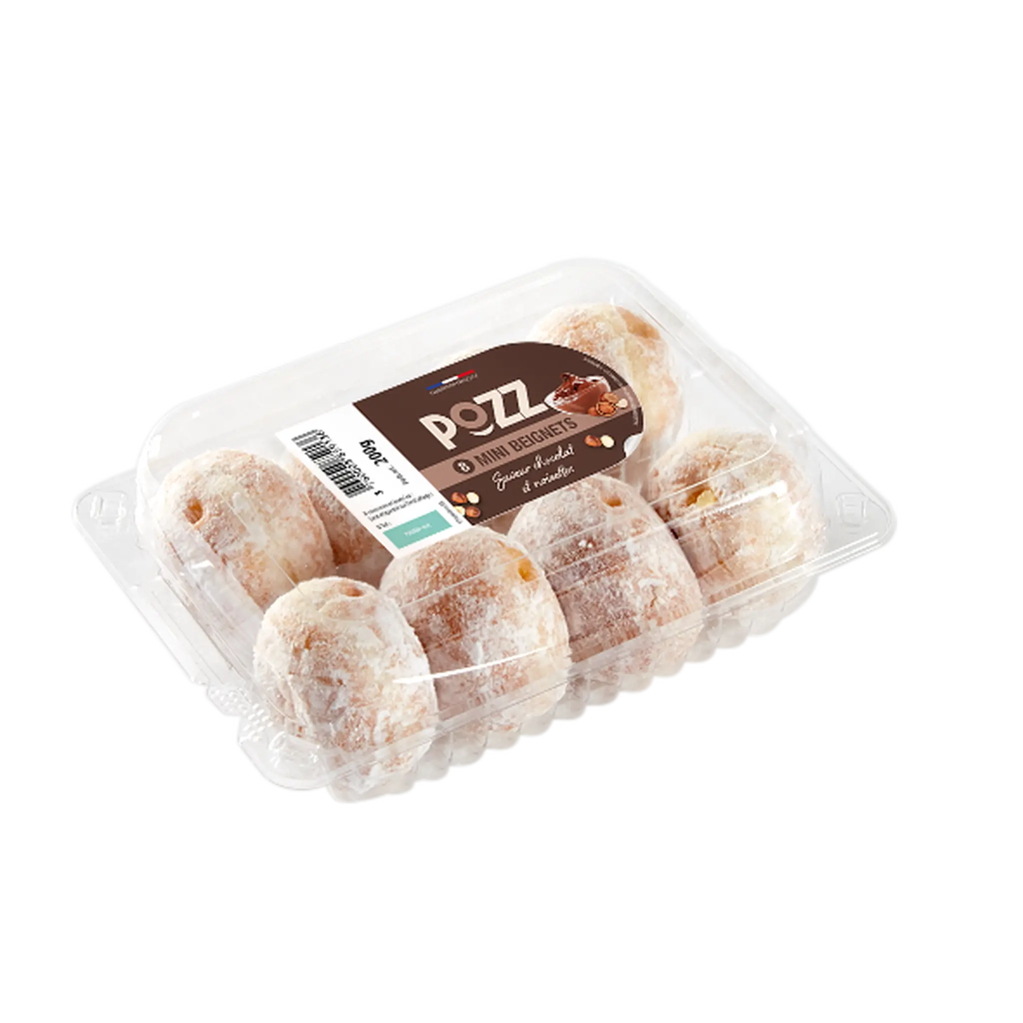 POZZ Mini beignets chocolat noisettes blister