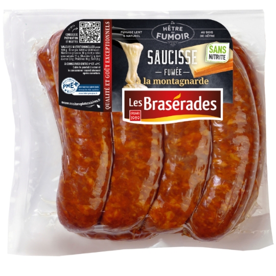 Saucisses Fumées a la Montagnarde LES BRASERADES