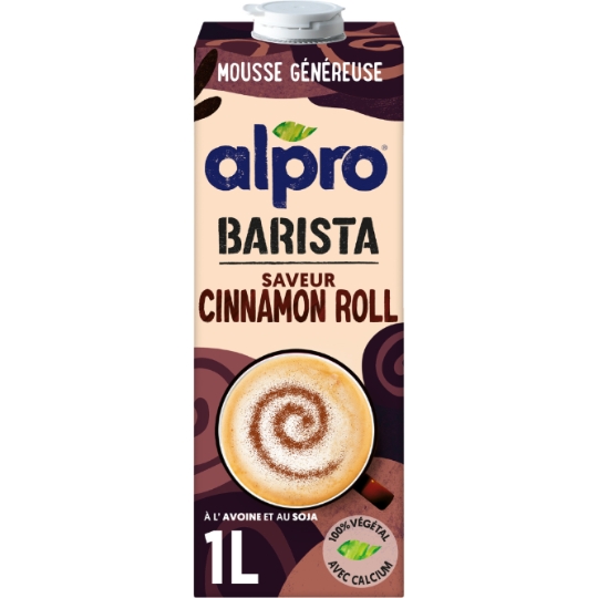 Boisson Végétale Barista Saveur Cinnamon Roll ALPRO