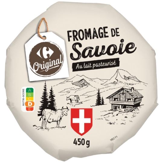 Fromage de Savoie Au Lait Pasteurisé CARREFOUR ORIGINAL
