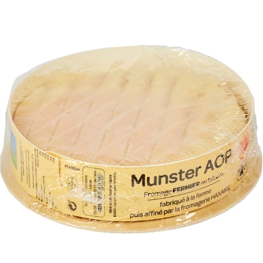 Fromage Munster fermier AOP FILIERE QUALITE CARREFOUR
