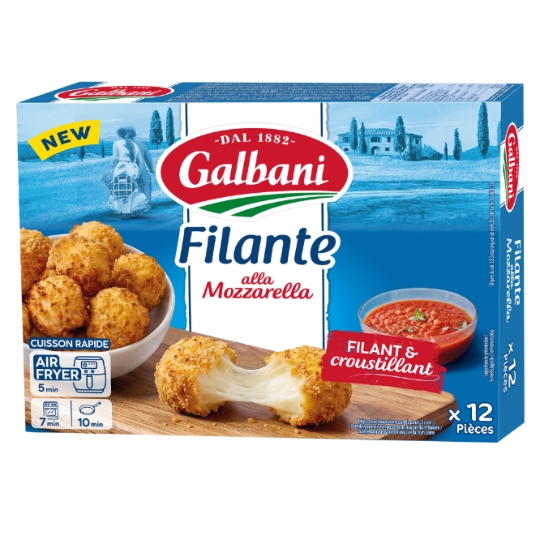 Bouchées de Mozzarella Panées Filant & Croustillant GALBANI