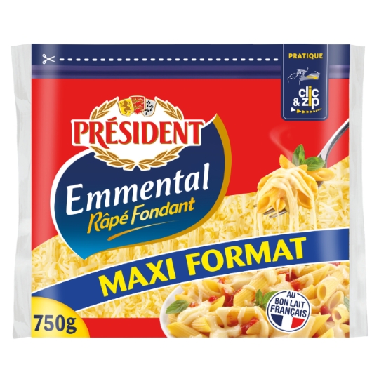 Fromage Emmental Râpé Fondant PRESIDENT