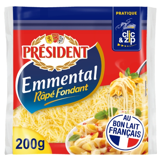 Fromage Emmental Râpé Fondant PRESIDENT