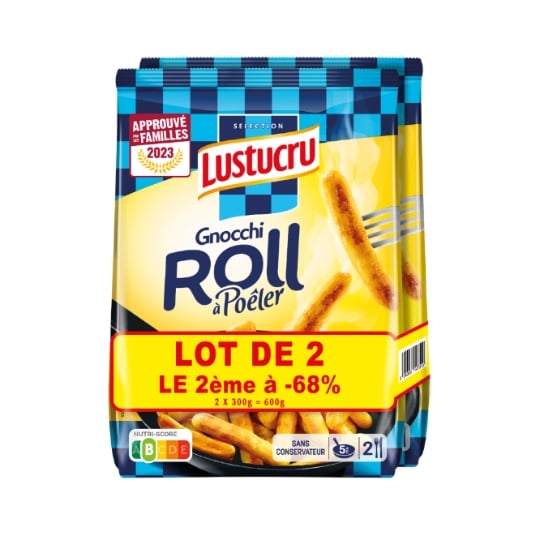 Pate fraiche gnocchi à poêler roll LUSTUCRU