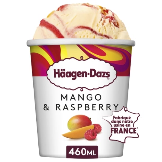 Glace en Pot Mangue Framboise HAAGEN-DAZS