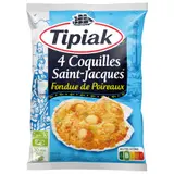 Coquilles St-Jacques fondue de poireaux TIPIAK