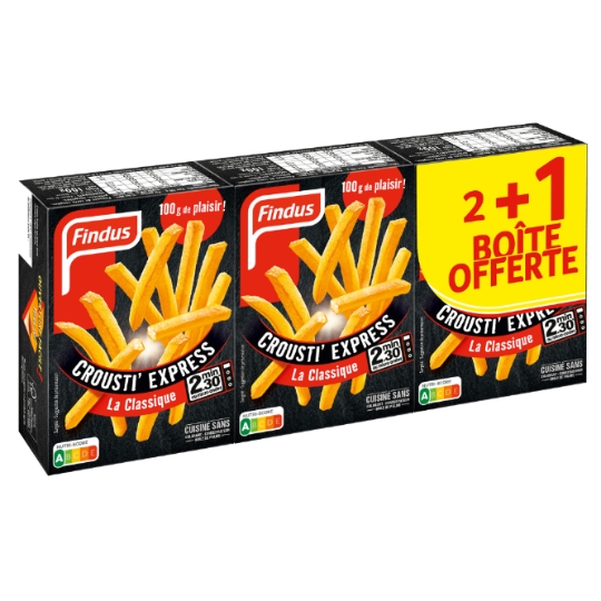 Frites Surgelées Crousti' Express la Classique XXL FINDUS