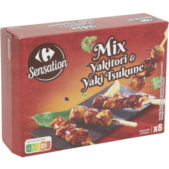 Brochettes Mix Yakitori et Yaki Tsukune CARREFOUR SENSATION