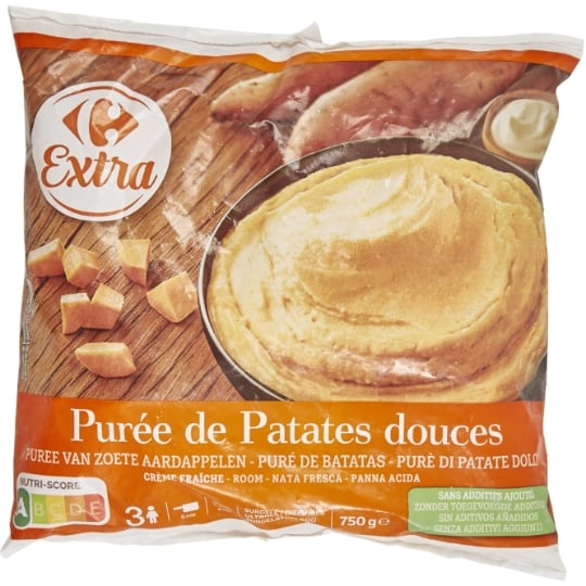 Purée patate douce CARREFOUR CLASSIC'