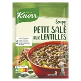 Soupe Déshydratée Petit Salé aux Lentilles KNORR
