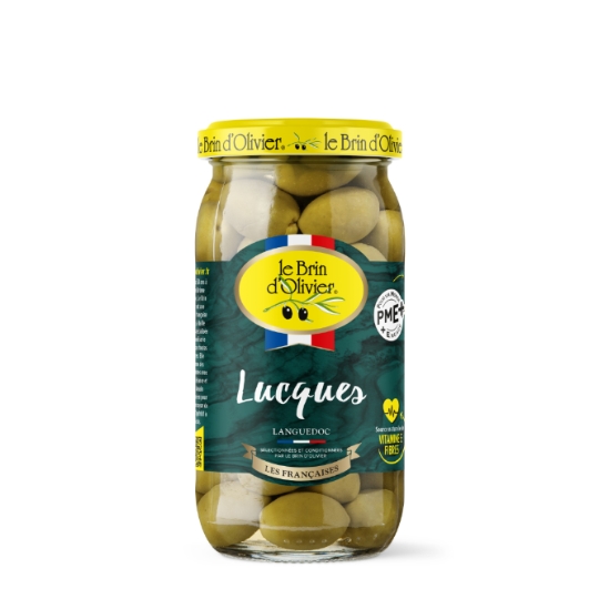 Olives vertes Lucques LE BRIN D'OLIVIER