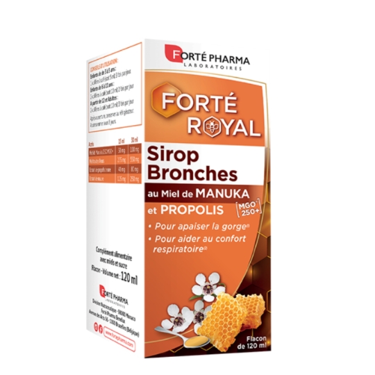 Complément Alimentaire Sirop Bronches au Miel de Manuka et Propolis FORTE PHARMA