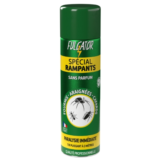 Insecticide Spray Fourmis Araignées et Cafards Sans Parfum FULGATOR