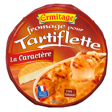 Fromage pour tartiflette de caractère lait pasteurisé ERMITAGE, 27% deMG , 450g