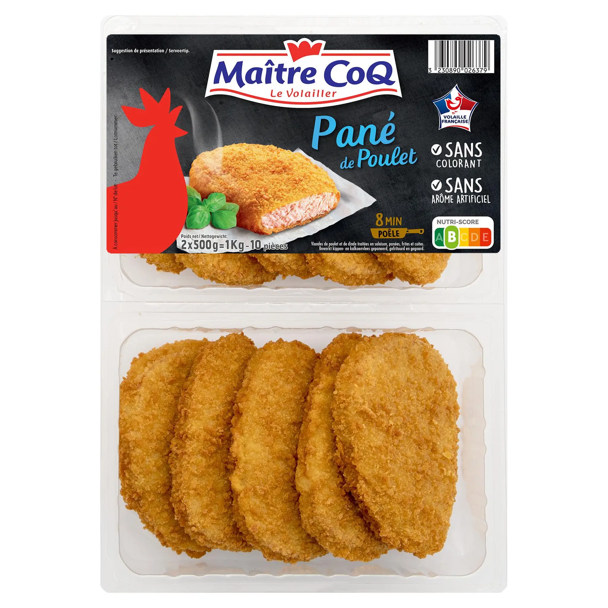 MAITRE COQ Panés au poulet