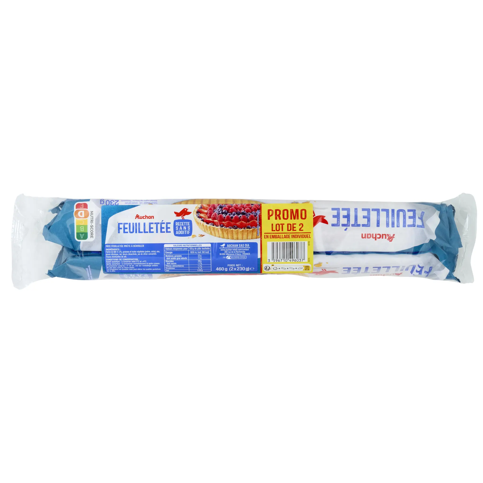 AUCHAN Pâte feuilletée