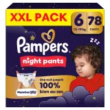 PAMPERS Couches-culottes nuit taille 6 (13-19kg)