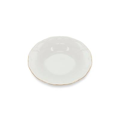 Collection Retro Assiette creuse 23,5/14xH4cm avec bord doré Retro