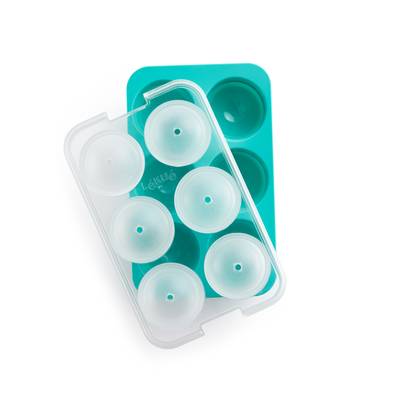 Lékué Plateau à glaçons sphériques XL - Turquoise