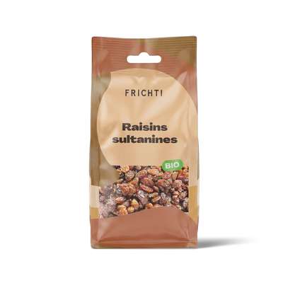 Raisins sultanines BIO, Frichti (125 g)