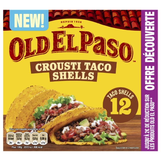 Tacos Crousti Shells OLD EL PASO