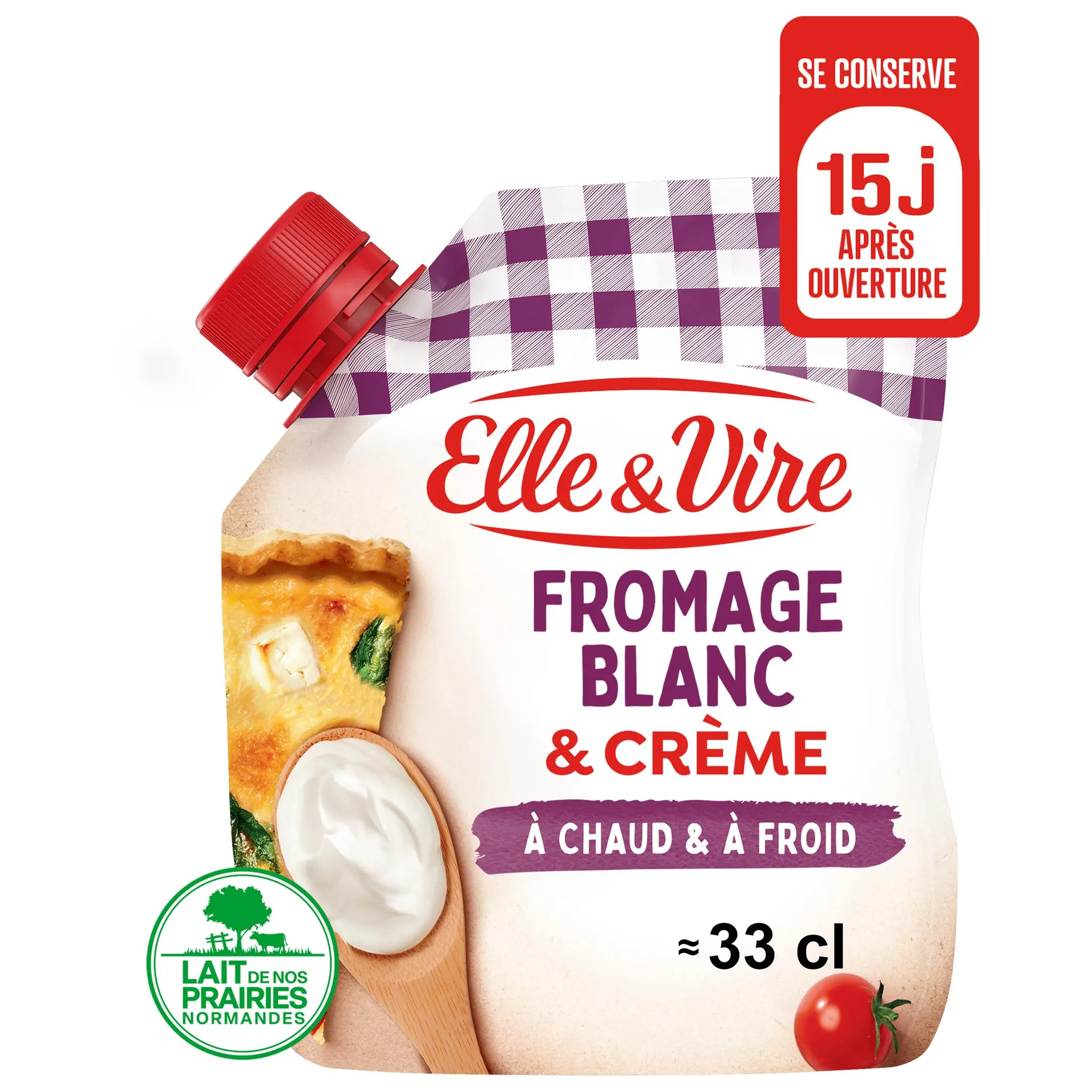 ELLE & VIRE Crème au fromage blanc