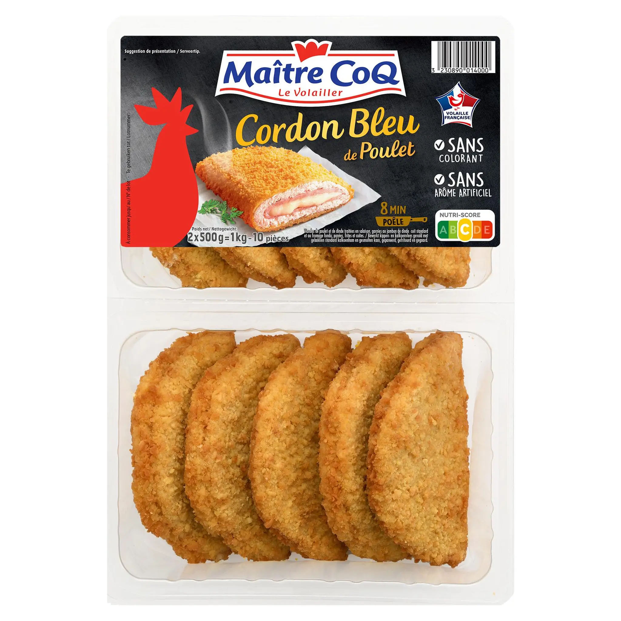 MAITRE COQ Cordon bleu de poulet