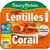 FLEURY MICHON Les tranches végétales aux lentilles corail