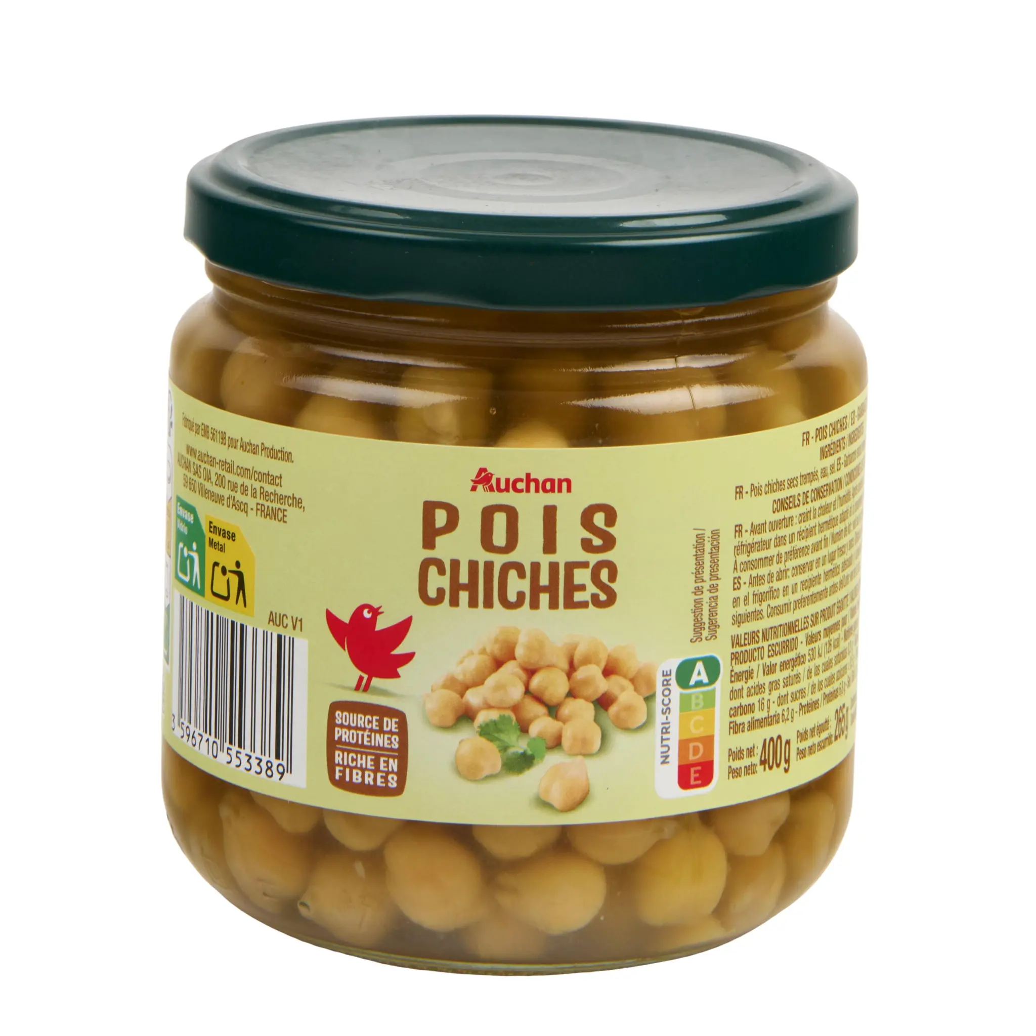AUCHAN Pois chiches