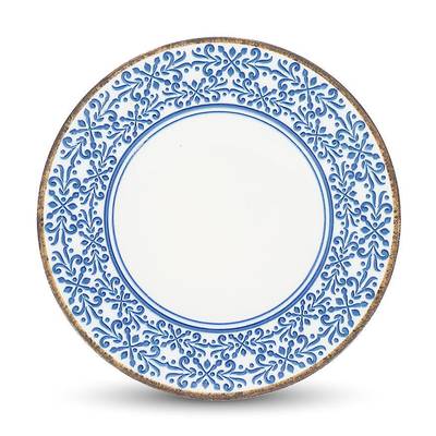 Collection Azul Assiette plate 27cm bleu Azul, 1 pièce