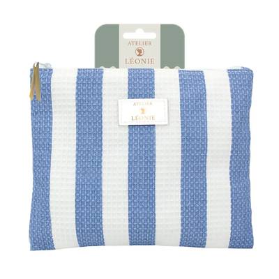 French Tendance Pochette toilette rayé, 1 pièce
