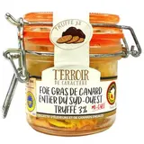 Terroir de Caractère Foie Gras de Canard Entier Truffé mi-cuit IGP, 1/2 parts - 80g
