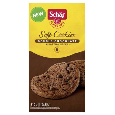 Schär Soft Cookies Double Chocolat, 210g