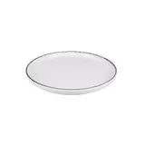 Collection Fade Assiette plate 27,5xH2,5cm black rim Fade, 1 pièce